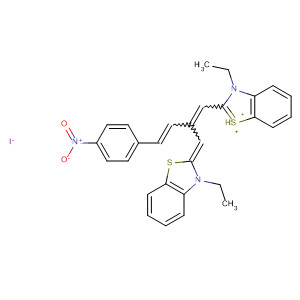 500217-92-5  Benzothiazolium,3-ethyl-2-[2-[(3-ethyl-2(3H)-benzothiazolylidene)methyl]-4-(4-nitrophenyl)-1,3-butadienyl]-, iodide