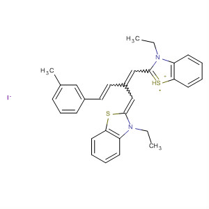 500217-94-7  Benzothiazolium,3-ethyl-2-[2-[(3-ethyl-2(3H)-benzothiazolylidene)methyl]-4-(3-methylphenyl)-1,3-butadienyl]-, iodide