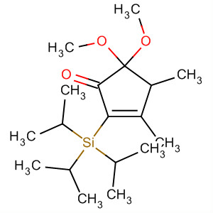 500227-61-2  2-Cyclopenten-1-one,5,5-dimethoxy-3,4-dimethyl-2-[tris(1-methylethyl)silyl]-