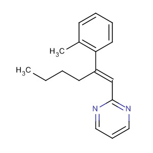 500228-86-4  Pyrimidine, 2-[(1E)-2-(2-methylphenyl)-1-hexenyl]-