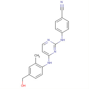 500293-59-4  Benzonitrile,4-[[4-[[4-(hydroxymethyl)-2-methylphenyl]amino]-2-pyrimidinyl]amino]-