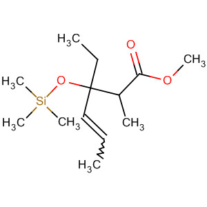 500296-09-3  4-Hexenoic acid, 3-ethyl-2-methyl-3-[(trimethylsilyl)oxy]-, methyl ester