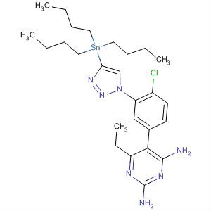 500312-98-1  2,4-Pyrimidinediamine,5-[4-chloro-3-[4-(tributylstannyl)-1H-1,2,3-triazol-1-yl]phenyl]-6-ethyl-