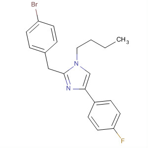 500340-32-9  1H-Imidazole, 2-[(4-bromophenyl)methyl]-1-butyl-4-(4-fluorophenyl)-