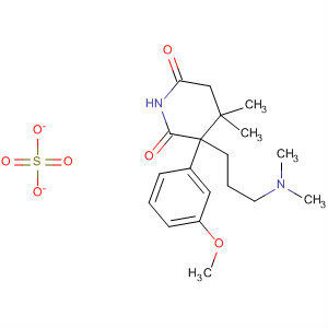 500350-77-6  2,6-Piperidinedione,3-[3-(dimethylamino)propyl]-3-(3-methoxyphenyl)-4,4-dimethyl-, sulfate(1:1)
