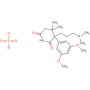 500350-79-8  2,6-Piperidinedione,3-(3,5-dimethoxyphenyl)-3-[3-(dimethylamino)propyl]-4,4-dimethyl-,sulfate (1:1)