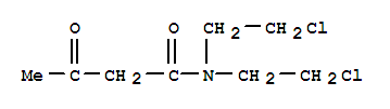 50433-06-2  Butanamide,N,N-bis(2-chloroethyl)-3-oxo-