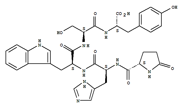 52434-75-0  L-Tyrosine, 5-oxo-L-prolyl-L-histidyl-L-tryptophyl-L-seryl-