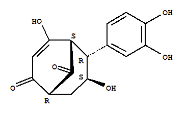 52484-79-4  Bicyclo[3.3.1]non-3-ene-2,9-dione,6-(3,4-dihydroxyphenyl)-4,7-dihydroxy-, (1R,5S,6R,7S)-