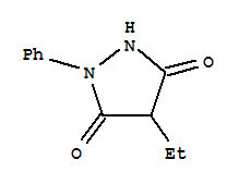 54554-68-6  3,5-Pyrazolidinedione,4-ethyl-1-phenyl-