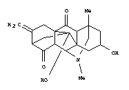 55322-99-1  7a,3,6a-Ethanylylidene-7,10-methano-7H-indeno[1,2-b]azocine-11,13(8H)-dione,decahydro-5,7-dihydroxy-1,3-dimethyl-9-methylene-,(3R,5S,6aR,7R,7aS,10S,11aS,11bS,14R)- (9CI)