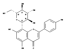 55555-34-5  4H-1-Benzopyran-4-one,8-b-D-glucopyranosyl-5,7-dihydroxy-2-(4-hydroxyphenyl)- 55555-34-5  4H-1-Benzopyran-4-one,8-b-D-glucopyranosyl-5,7-dihydroxy-2-(4-hydroxyphenyl)-