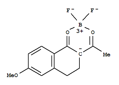 55923-08-5  Boron, [2-(acetyl-kO)-3,4-dihydro-6-methoxy-1(2H)-naphthalenonato-kO]difluoro-, (T-4)-