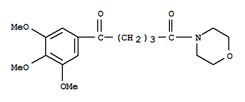 56046-21-0  1,5-Pentanedione,1-(4-morpholinyl)-5-(3,4,5-trimethoxyphenyl)-