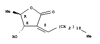 56820-22-5  D-erythro-Pentonicacid, 2,5-dideoxy-2-dodecylidene-, g-lactone, (2Z)- (9CI)