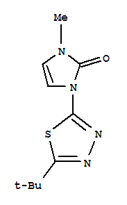 57342-85-5  2H-Imidazol-2-one,1-[5-(1,1-dimethylethyl)-1,3,4-thiadiazol-2-yl]-1,3-dihydro-3-methyl-