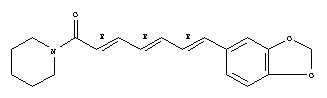 583-34-6  2,4,6-Heptatrien-1-one,7-(1,3-benzodioxol-5-yl)-1-(1-piperidinyl)-, (2E,4E,6E)-