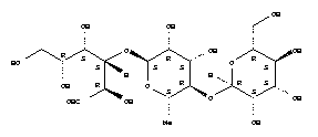 59678-93-2  D-Galactose, O-a-D-mannopyranosyl-(1®4)-O-6-deoxy-a-L-mannopyranosyl-(1®3)-