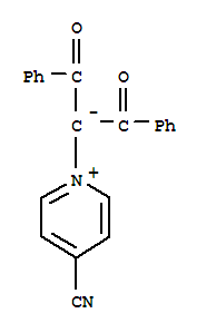 59805-16-2  Pyridinium,1-(1-benzoyl-2-oxo-2-phenylethyl)-4-cyano-, inner salt