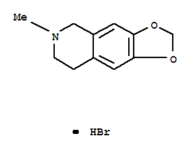 5985-05-7  1,3-Dioxolo[4,5-g]isoquinoline,5,6,7,8-tetrahydro-6-methyl-, hydrobromide (1:1)