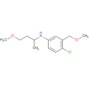 69450-92-6  Benzenamine,4-chloro-3-(methoxymethyl)-N-(3-methoxy-1-methylpropyl)-