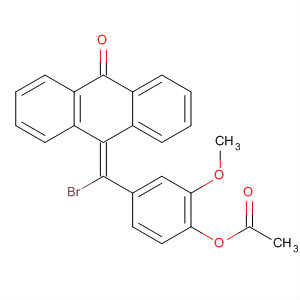 69544-92-9  9(10H)-Anthracenone,10-[[4-(acetyloxy)-3-methoxyphenyl]bromomethylene]-