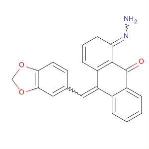 69544-97-4  9(10H)-Anthracenone, 10-(1,3-benzodioxol-5-ylmethylene)-, hydrazone