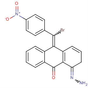69545-09-1  9(10H)-Anthracenone, 10-[bromo(4-nitrophenyl)methylene]-, hydrazone