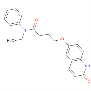 69592-38-7  Butanamide, 4-[(1,2-dihydro-2-oxo-6-quinolinyl)oxy]-N-ethyl-N-phenyl-