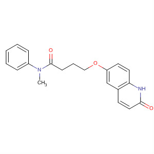 69592-58-1  Butanamide, 4-[(1,2-dihydro-2-oxo-6-quinolinyl)oxy]-N-methyl-N-phenyl-