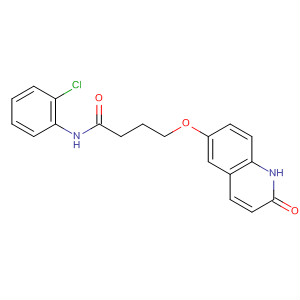 69592-61-6  Butanamide, N-(2-chlorophenyl)-4-[(1,2-dihydro-2-oxo-6-quinolinyl)oxy]-
