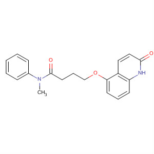 69592-67-2  Butanamide, 4-[(1,2-dihydro-2-oxo-5-quinolinyl)oxy]-N-methyl-N-phenyl-
