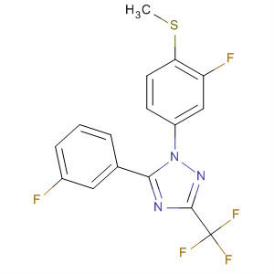 696602-49-0  1H-1,2,4-Triazole,1-[3-fluoro-4-(methylthio)phenyl]-5-(3-fluorophenyl)-3-(trifluoromethyl)-
