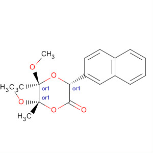 697251-46-0  1,4-Dioxan-2-one, 5,6-dimethoxy-5,6-dimethyl-3-(2-naphthalenyl)-,(3R,5S,6S)-rel- 697251-46-0  1,4-Dioxan-2-one, 5,6-dimethoxy-5,6-dimethyl-3-(2-naphthalenyl)-,(3R,5S,6S)-rel-