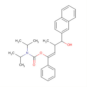 697288-61-2  Carbamic acid, bis(1-methylethyl)-,(1Z,3S,4S)-4-hydroxy-3-methyl-4-(2-naphthalenyl)-1-phenyl-1-butenylester