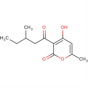 69793-66-4  2H-Pyran-2-one, 4-hydroxy-6-methyl-3-(3-methyl-1-oxopentyl)-