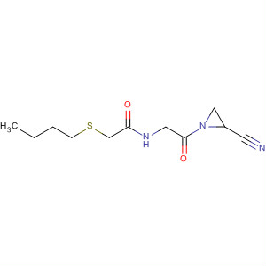 69827-62-9  Acetamide, 2-(butylthio)-N-[2-(2-cyano-1-aziridinyl)-2-oxoethyl]-