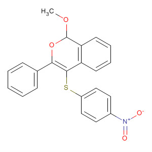 699536-01-1  1H-2-Benzopyran, 1-methoxy-4-[(4-nitrophenyl)thio]-3-phenyl-