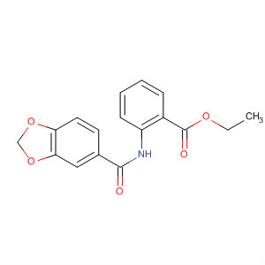 67836-57-1  Benzoic acid, 2-[(1,3-benzodioxol-5-ylcarbonyl)amino]-, ethyl ester