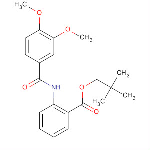 67836-73-1  Benzoic acid, 2-[(3,4-dimethoxybenzoyl)amino]-, 2,2-dimethylpropylester