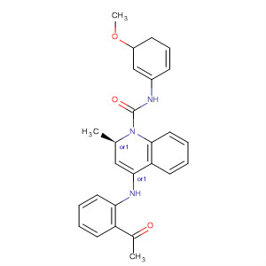 679807-54-6  1(2H)-Quinolinecarboxamide,4-(acetylphenylamino)-3,4-dihydro-N-(3-methoxyphenyl)-2-methyl-,(2R,4S)-rel- 679807-54-6  1(2H)-Quinolinecarboxamide,4-(acetylphenylamino)-3,4-dihydro-N-(3-methoxyphenyl)-2-methyl-,(2R,4S)-rel-
