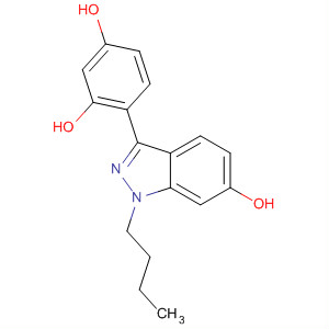 680610-77-9  1,3-Benzenediol, 4-(1-butyl-6-hydroxy-1H-indazol-3-yl)-