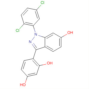 680610-83-7  1,3-Benzenediol, 4-[1-(2,5-dichlorophenyl)-6-hydroxy-1H-indazol-3-yl]-