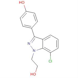 680613-32-5  1H-Indazole-1-ethanol, 7-chloro-3-(4-hydroxyphenyl)-