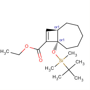 68081-31-2  Bicyclo[5.2.0]non-8-ene-8-carboxylic acid,7-[[(1,1-dimethylethyl)dimethylsilyl]oxy]-, ethyl ester, (1R,7S)-rel-
