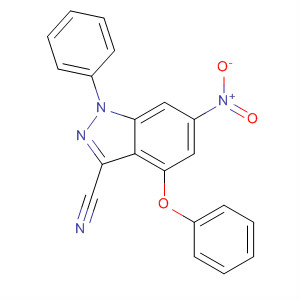 681001-65-0  1H-Indazole-3-carbonitrile, 6-nitro-4-phenoxy-1-phenyl-