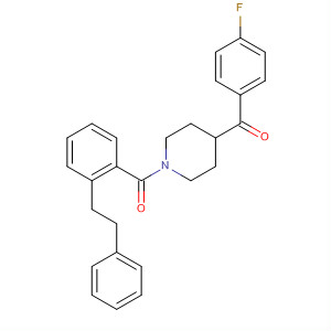 681131-24-8  Piperidine, 4-(4-fluorobenzoyl)-1-[2-(2-phenylethyl)benzoyl]-