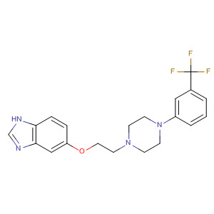681259-61-0  1H-Benzimidazole,5-[2-[4-[3-(trifluoromethyl)phenyl]-1-piperazinyl]ethoxy]-