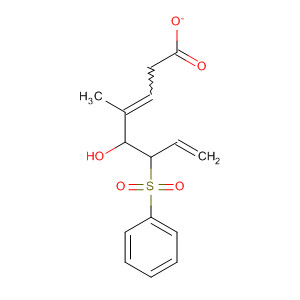 681264-00-6  1,5-Hexadien-3-ol, 2-methyl-4-(phenylsulfonyl)-, acetate 681264-00-6  1,5-Hexadien-3-ol, 2-methyl-4-(phenylsulfonyl)-, acetate