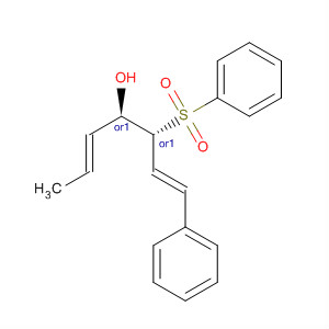 681264-24-4  1,5-Heptadien-4-ol, 1-phenyl-3-(phenylsulfonyl)-, (1E,3R,4R,5E)-rel- 681264-24-4  1,5-Heptadien-4-ol, 1-phenyl-3-(phenylsulfonyl)-, (1E,3R,4R,5E)-rel-